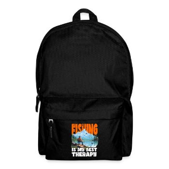 Fishing, Leisure, Contemplative, Quiet, Nature Experience - Backpack - black - Front