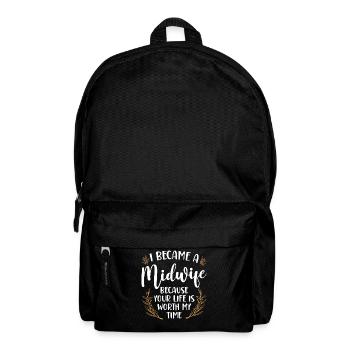 Infirmière sage-femme accoucheuse I - Sac à dos - noir - Devant