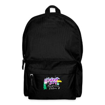 "Es eskaliert eh" Party Kostüm für Weihnachten - Rucksack - Schwarz - Vorne