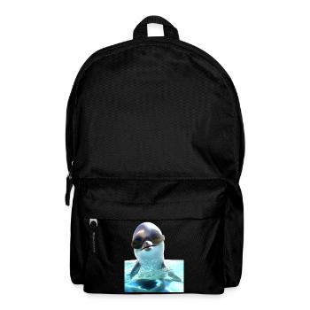 Dolphin Sunglasses Love Dolphins Cute Dolphin - Backpack - black - Front