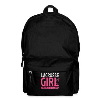 Lacrosse Girl Lax Girl Player Women - Backpack - black - Front