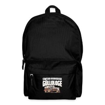 Landwirt Gülle - Rucksack - Schwarz - Vorne