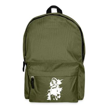Shibuya's cool Cyberpunk Style Anime Boy Otaku - Rucksack - Olivgrün - Vorne