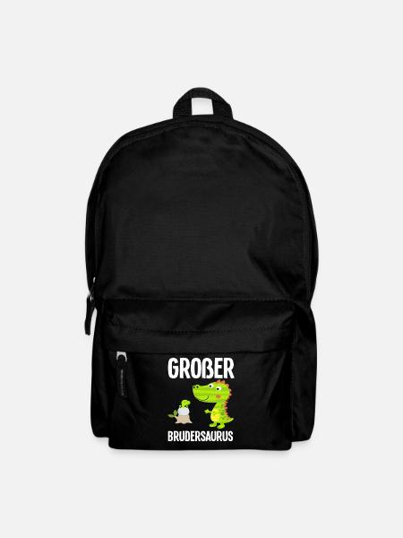 Großer Brudersaurus Dinosaurier Dinos Sohn - Rucksack - Schwarz