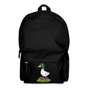Ente Rollschuhfahren Rollschuhe - Rucksack - Schwarz - Vorne
