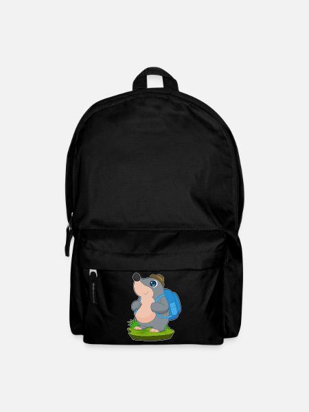 Maulwurf Wanderer Rucksack Wandern - Rucksack - Schwarz