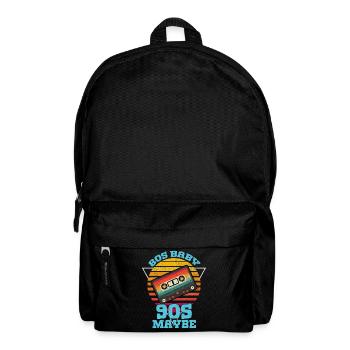 Fille garçon enfants 70 s 80 s 90 s Disco Costume tenue - Sac à dos - noir - Devant