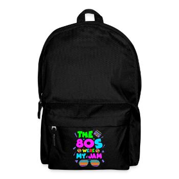 Fille garçon enfants 70 s 80 s 90 s Disco Costume tenue - Sac à dos - noir - Devant