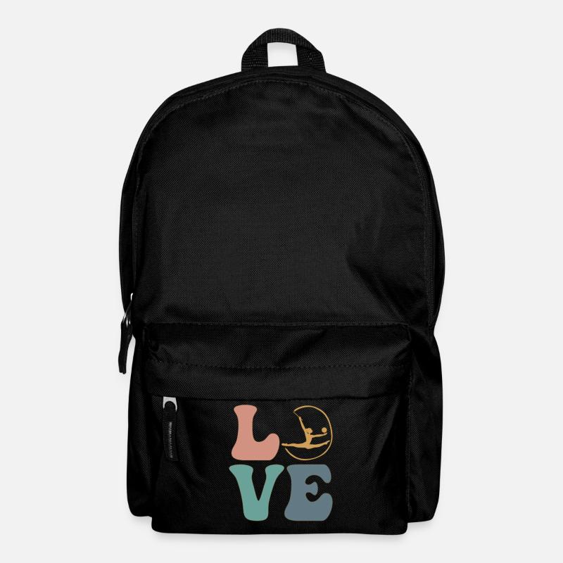 Turnerin Gymnastik Cheerleading - Rucksack - Schwarz