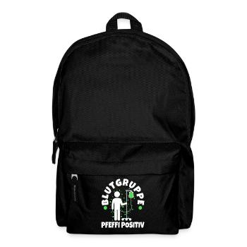 Blutgruppe Pfeffi Positiv - Rucksack - Schwarz - Vorne