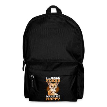 Fennec Fox Cute Fennec Foxes Fennec Animal - Backpack - black - Front