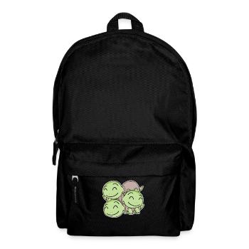 Schildkröte Motiv - Rucksack - Schwarz - Vorne