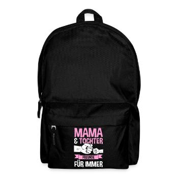 Mutter Muttertag Mama und Tochter - Rucksack - Schwarz - Vorne