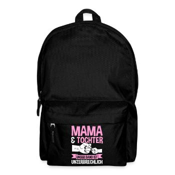 Mutter Muttertag Mama und Tochter - Rucksack - Schwarz - Vorne