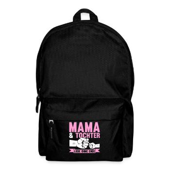 Mutter Muttertag Mama und Tochter - Rucksack - Schwarz - Vorne
