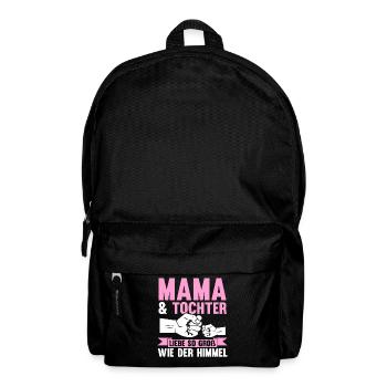 Mutter Muttertag Mama und Tochter - Rucksack - Schwarz - Vorne