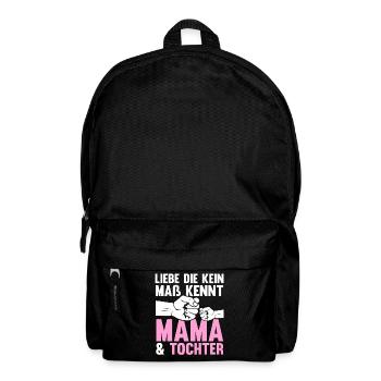 Mutter Muttertag Mama und Tochter - Rucksack - Schwarz - Vorne