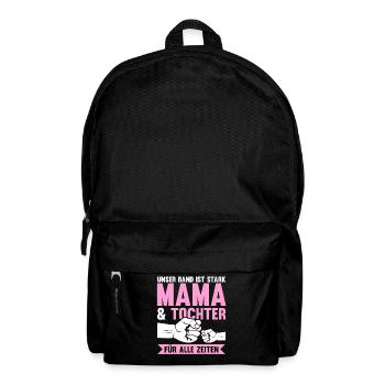 Mutter Muttertag Mama und Tochter - Rucksack - Schwarz - Vorne