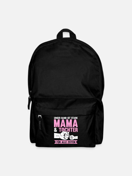 Mutter Muttertag Mama und Tochter - Rucksack - Schwarz
