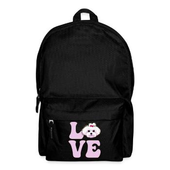 Maltese Dog Lovers - Backpack - black - Front