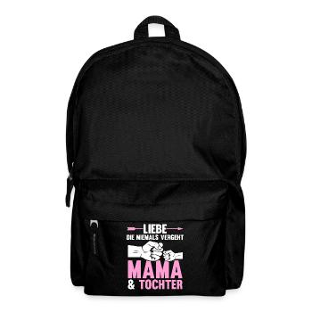 Mutter Muttertag Mama und Tochter - Rucksack - Schwarz - Vorne