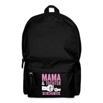 Mutter Muttertag Mama und Tochter - Rucksack - Schwarz - Vorne