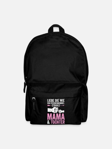 Mutter Muttertag Mama und Tochter - Rucksack - Schwarz