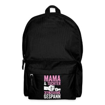 Mutter Muttertag Mama und Tochter - Rucksack - Schwarz - Vorne