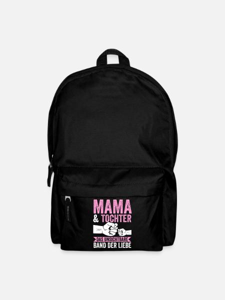 Mutter Muttertag Mama und Tochter - Rucksack - Schwarz