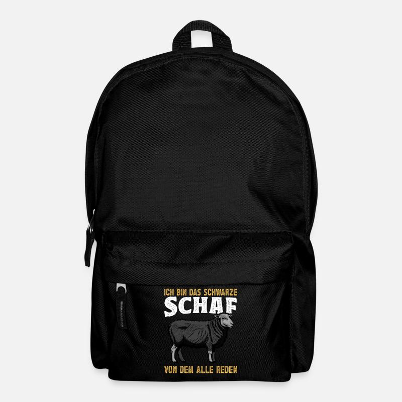 Schaf Schafe Schwarzes Schaf schwarze Schafe - Rucksack - Schwarz