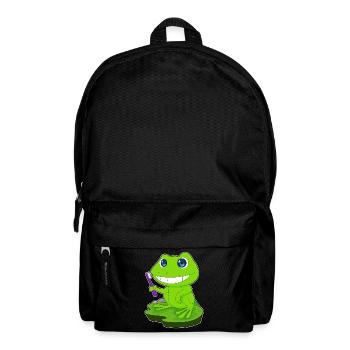 Frog Toothbrush - Backpack - black - Front
