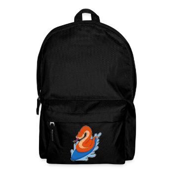 Snake Surfing Surfboard Summer - Backpack - black - Front