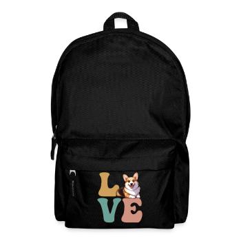 Pembroke Welsh Corgi amoureux des chiens - Sac à dos - noir - Devant
