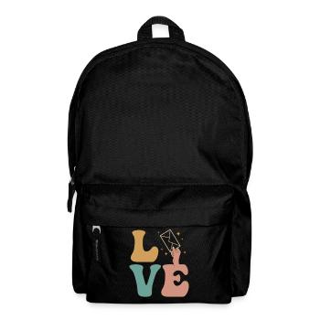 Postal service, postal clerk, postman, post office - Backpack - black - Front