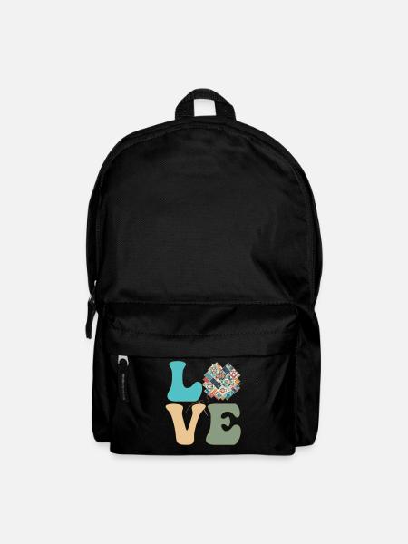 Quilting Quilter Sewing Knitting - Backpack - black
