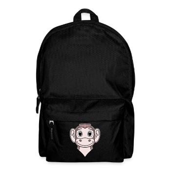 Animal Head, Animal Head, Monkey - Backpack - black - Front