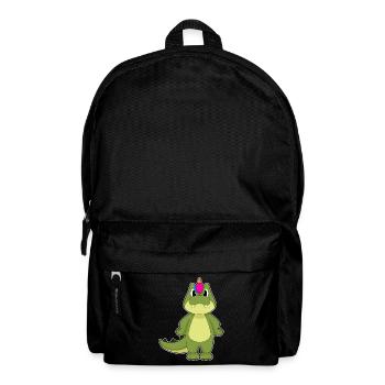 Licorne crocodile - Sac à dos - noir - Devant