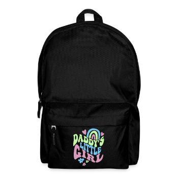 Daddy's little girl saying for girls - Backpack - black - Front