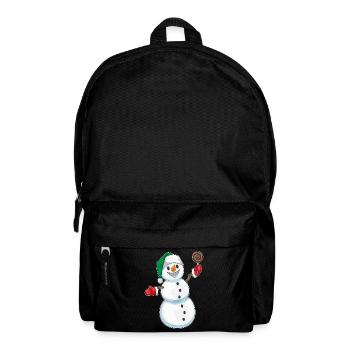 Snowman Christmas Lollipops - Backpack - black - Front