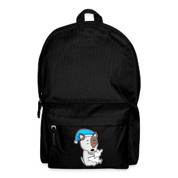Bull Terrier Sleeping Fatigue Dog Dog Breed - Backpack - black - Front