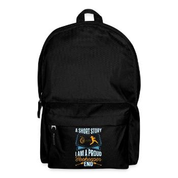 Beekeeper A Short Story I Am A Proud Apiculturist - Backpack - black - Front