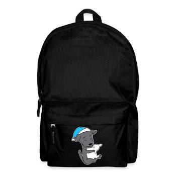Lévrier Italien Chien De Fatigue Endormie - Sac à dos - noir - Devant