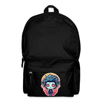 Cute zombie illustration - Backpack - black - Front
