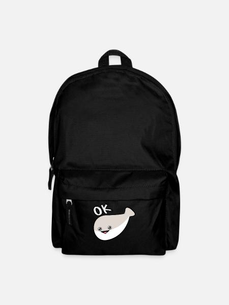 Sacabambaspis Gesicht Fisch Meme - Rucksack - Schwarz
