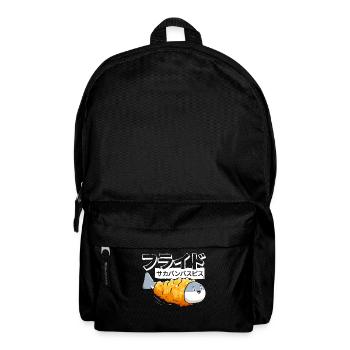 Sacabambaspis Fisch Meme Japanisch Gebraten - Rucksack - Schwarz - Vorne
