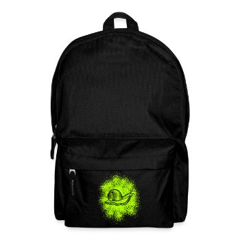 Cute snail with snail shell - Backpack - black - Front
