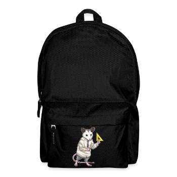 Possum, Math Teacher, School - Backpack - black - Front