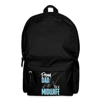 Nurse Midwife Birth Worker Dad - Backpack - black - Front