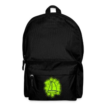 Sailing Yacht Sailboat Sailing Ship Sailing Crew Captain - Backpack - black - Front