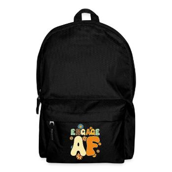 Mariée de fiançailles d'amis dévoués - Sac à dos - noir - Devant